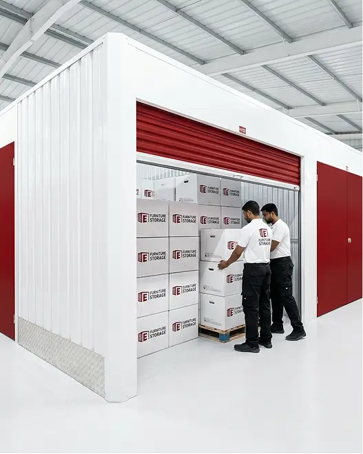 Climate-controlled furniture storage facility in Dubai