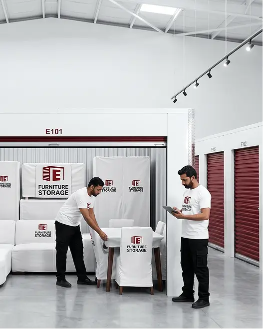 E Furniture Storage Dubai climate-controlled facility