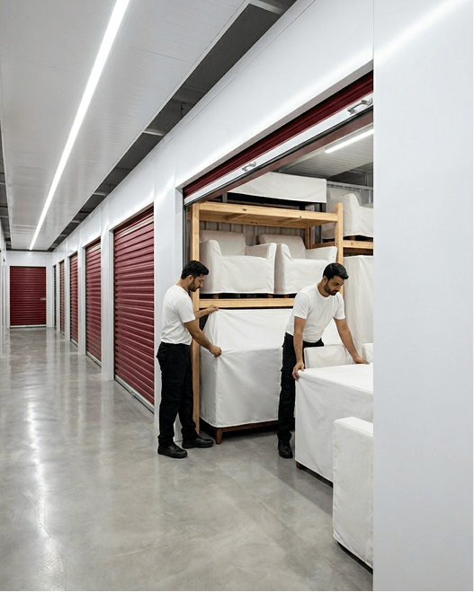 Climate-controlled storage Ajman to Dubai facility collection
